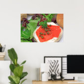 Räucherlachs-Bagel Poster (Heimbüro)