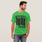 Räucherpark Schwarze Flagge T-Shirt (Vorne ganz)