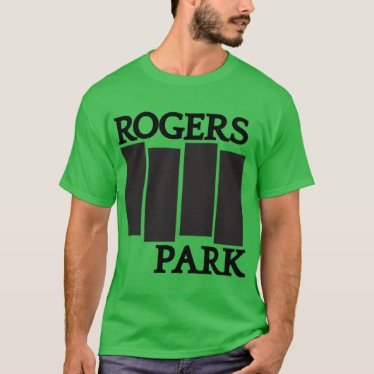 Räucherpark Schwarze Flagge T-Shirt (Vorderseite)