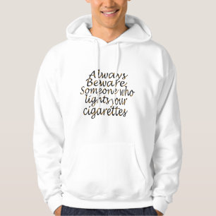 Raucherweisheit mit Pullover