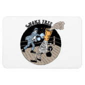 rauchfrei. Kicken Hintern! Magnet (Horizontal)