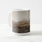 Rauchgebirge Landschaftliches Abenteuer Lover Land Kaffeetasse (Vorderseite Links)
