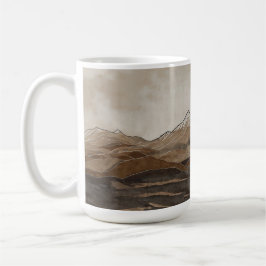 Rauchgebirge Landschaftliches Abenteuer Lover Land Kaffeetasse