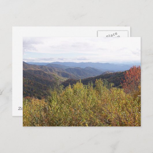 Rauchgebirge Postkarte (Vorne/Hinten)