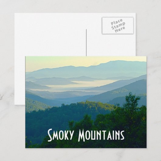 Rauchgebirge Postkarte (Vorne/Hinten)