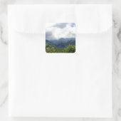 Rauchgebirge Quadratischer Aufkleber (Tasche)
