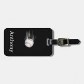 Rauchheiß-Baseball Gepäckanhänger (Vorderseite horizontal)