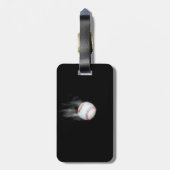 Rauchheiß-Baseball Gepäckanhänger (Rückseite vertikal)
