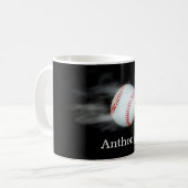 Rauchheiß-Baseball Kaffeetasse (Vorderseite Links)