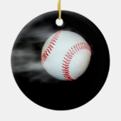 Rauchheiß-Baseball Keramik Ornament (Hinten)