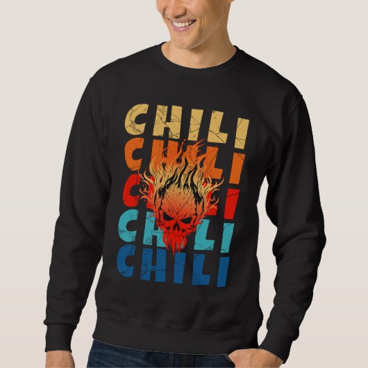 Rauchheiß-Chili Sweatshirt (Vorderseite)