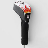 Rauchheiße Flammen Golf Headcover (angewinkelt)