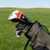 Rauchheiße Flammen Golf Headcover (In SItu)