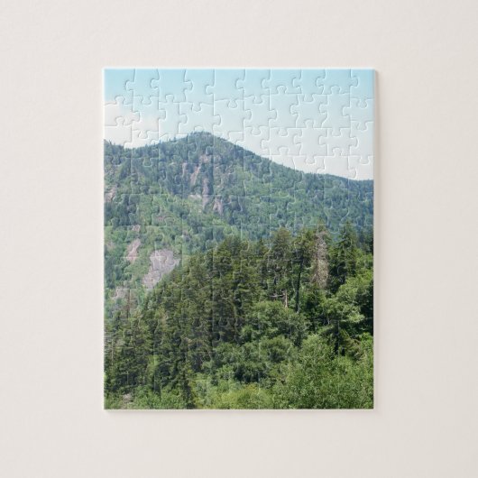 Rauchige Berge Puzzle (Vertikal)