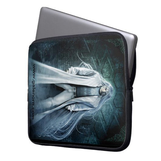 Rauchige Laptop-Hülse Laptopschutzhülle (Vorderseite Links)