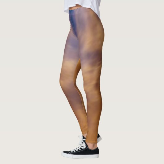 Rauchige Wolken Reflexion Leggings (Links)