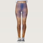 Rauchige Wolken Reflexion Leggings (Vorderseite)