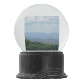 Rauchiger Gebirgsschneevorsprung Schneekugel (Rückseite)