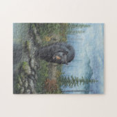 Rauchiger Gebirgsschwarzer Bär Puzzle (Horizontal)