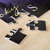 Rauchiger Gebirgssonnenaufgang - Puzzle (Seite)