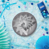 rauchiger Whirlpool Pappteller (Party)