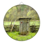 Rauchiges Gebirgsnebengebäude Dartscheibe (vorne)