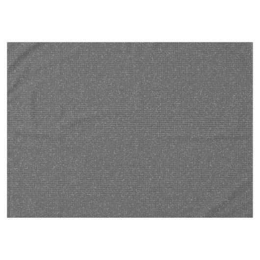 Rauchiges Grau-Block-Labyrinth-abstrakte Tischdecke (Vorderseite (Horizontal))
