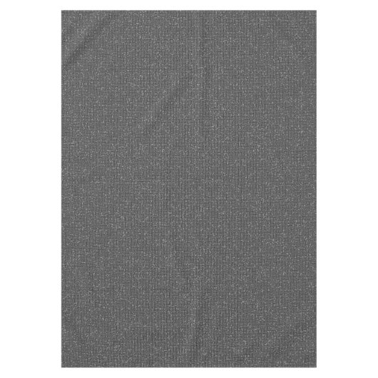 Rauchiges Grau-Block-Labyrinth-abstrakte Tischdecke (Vorderseite)