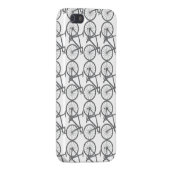 Rauchiges Grau-Fahrrad iPhone Fall Hülle (Rückseite rechts)