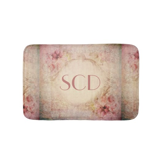 Rauchiges viktorianisches erröten rosa badematte (Vorderseite)