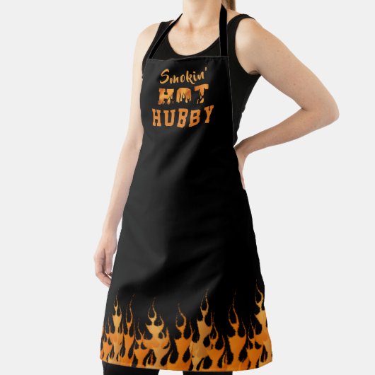 RAUCHIN' HOT HUBBY GRILLEN Barbeque Flames Schürze (InSitu)