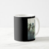 Rauchkatze Meme Funny Geschenke für Männer Frauen Kaffeetasse (VorderseiteRechts)