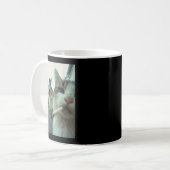 Rauchkatze Meme Funny Geschenke für Männer Frauen Kaffeetasse (Vorderseite Links)