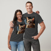 Rauchkatzengeneration Z Meme Katzenrauchen Geschen T-Shirt (Unisex)