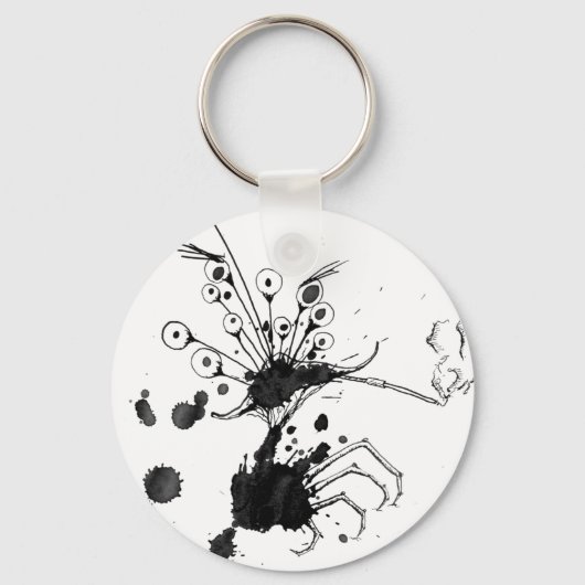 Rauchkrabbe Schlüsselanhänger (Vorderseite)