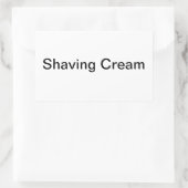 Rauchmelder/ Rechteckiger Aufkleber (Tasche)