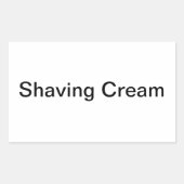 Rauchmelder/ Rechteckiger Aufkleber (Vorderseite)