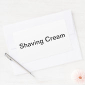 Rauchmelder/ Rechteckiger Aufkleber (Umschlag)