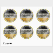 Rauchmelder Runder Aufkleber (Blatt)