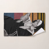 Rauchnonnen Retro-Stil Badhandtuch Set (Handtuch)