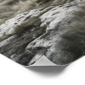 Rauchpferd Windgeweht Plateau Poster (Ecke)