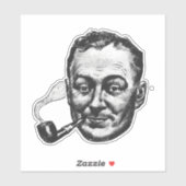 Rauchrohr Aufkleber (Blatt)