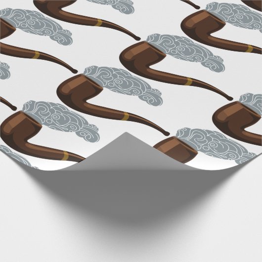 Rauchrohr Geschenkpapier (Ecke)