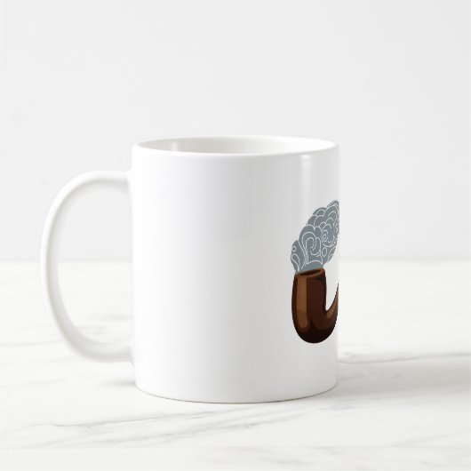 Rauchrohr Kaffeetasse (Links)