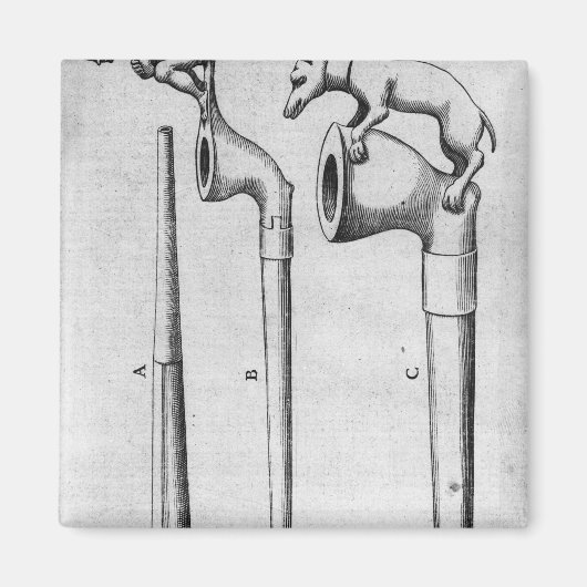 Rauchrohre Magnet (Vorne)