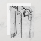 Rauchrohre Postkarte (Vorne/Hinten)