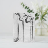 Rauchrohre Postkarte (Stehend Vorderseite)