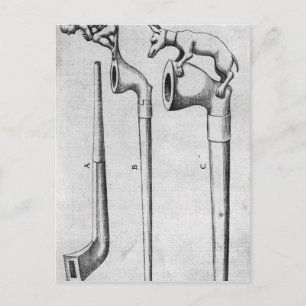 Rauchrohre Postkarte