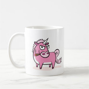 Rauchrosa Einhorn Kaffeetasse
