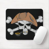 Rauchschädel Mousepad (Mit Mouse)